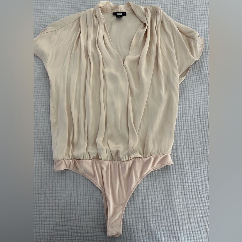 PAIGE Dijon Bodysuit NWOT